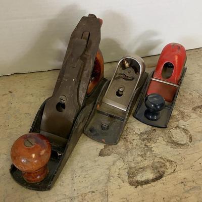Lot Of 3 Wood Plainers 