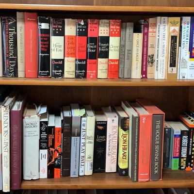 Hardback & Paperback Books (Bookcase Not Included)