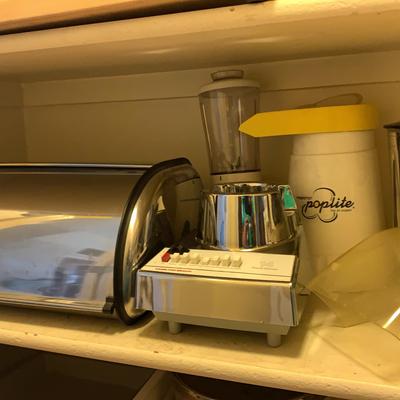 Bread Box,Popcorn Machine, Blender  