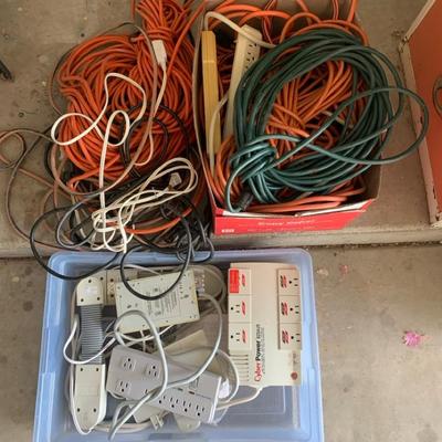 Various Cables And Extension Cords
