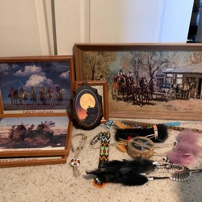 Native American And Western Decor, Dances With Wolves And Donald Teague Prints