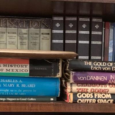 Educational DVDs, Star Trek Blueprints, And misc Books And Vhs Tapes