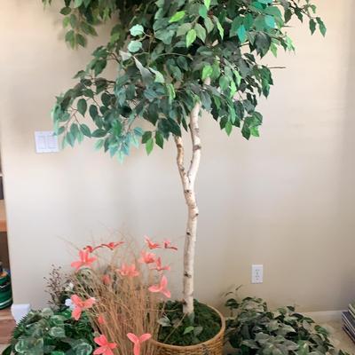 Faux Tree And Plants