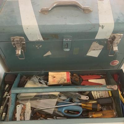 Vintage Wizard Toolbox With Tools