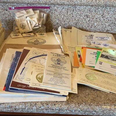 1980’s Presidential Inaugural Memorabilia 
