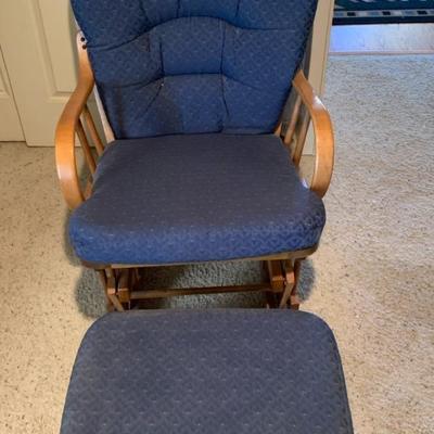 Rocking Chair With Footrest