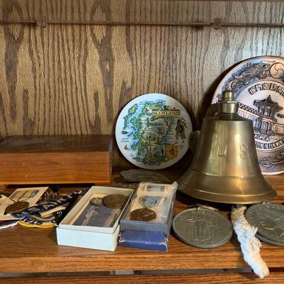 Military Memorabilia And Misc Office Decorations