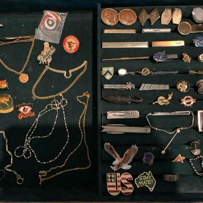 Men’s Jewelry - Cufflinks, Tie Bars, Pins, Chains