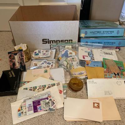 Large Assorted Collection Of Stamps And Postage Supplies