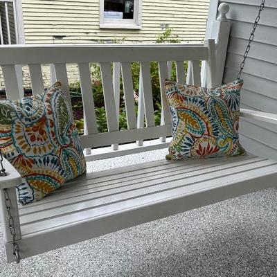 Wood Porch Swing