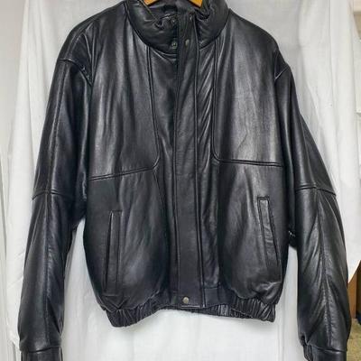 Eddie Bauer Mens Leather Jacket XL
