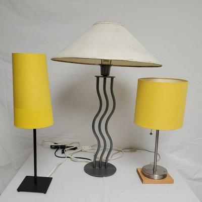 (3) Unique Lamps