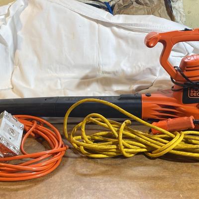 Black & Decker Leaf Blower & Extension Cords