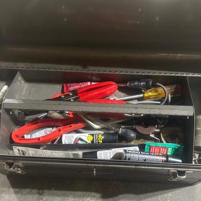 Craftsman Tool Box with Miscellaneous Tools 