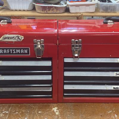 (2) Craftsman Tool Boxes Full of Tools