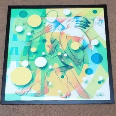 "Hot Salsa in the Night" Orlando Pelaez Digital Print