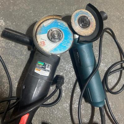 Two Angle Grinders