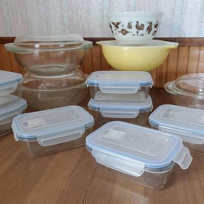 Glass Storage Containers and Pyrex