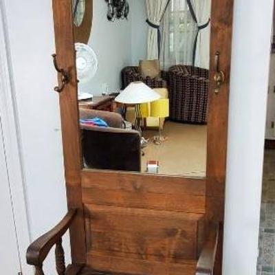 Hall Tree with Storage Bench