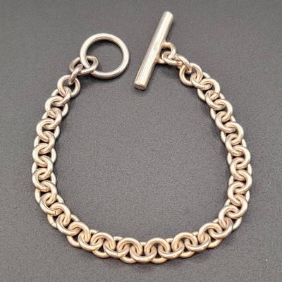 Chunky Sterling Silver Bracelet