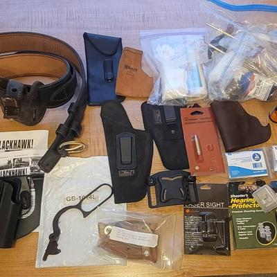 Gun Parts, Holsters, Grips, Laser Sight, Laser Bore Sighter .223, Gun Cleaning Supplies 