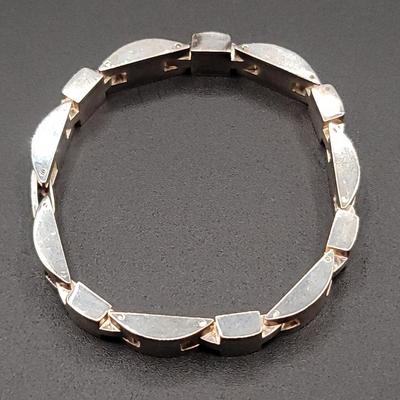 Chunky Link Sterling Silver Bracelet 