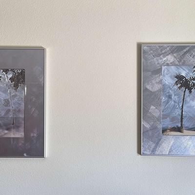 2 Palm Tree Prints With COAs