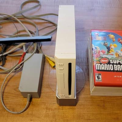 Nintendo Wii Console With 6 Games 