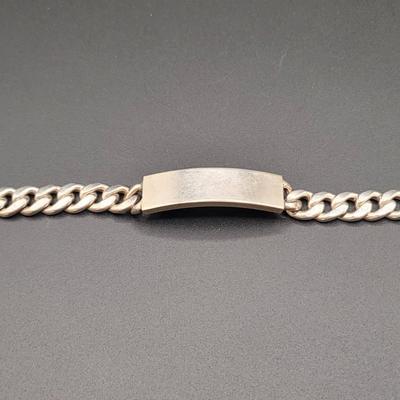 Peter Brams Designs Chunky Sterling Silver I.D. Bracelet Blank 