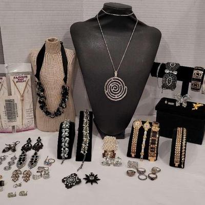 Rhinestone and Swarovski Crystal Costume Jewelry 
