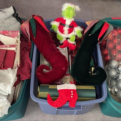 Christmas Mystery Lot #1 - 3 Large Totes