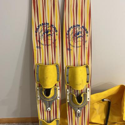 Captain Kid Water Skis With Ski Rocket II Boat