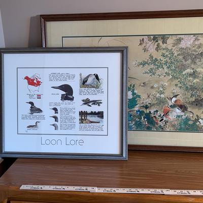 Pair Of Loon Paintings