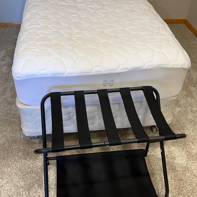 Sealy Twin Bed Mattress With Box Spring And Bed Frame 
