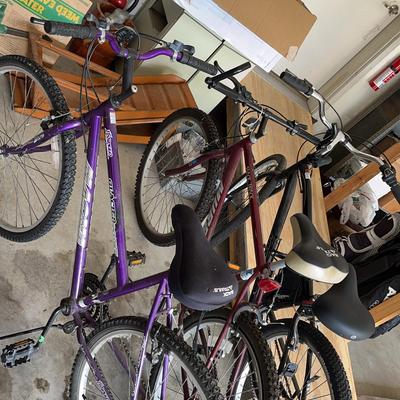 3 Mountain Bikes