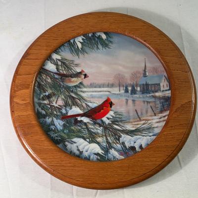 Cardinals In Winter 