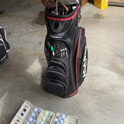 Adams Golf Bag With Clubs
