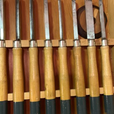 Set Of Collectible Wood Carving Set