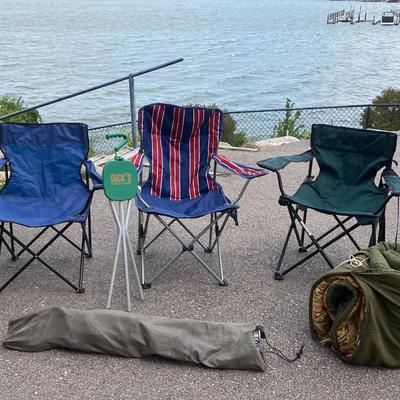Camping Chairs With Sleeping Bag And Canopy