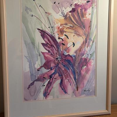 Vintage Abstract Modernist Painting