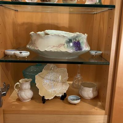 Various Porcelain Shelf Decorations