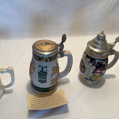Collection Of Beer Steins
