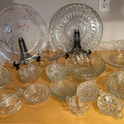 Various Crystal Dishes