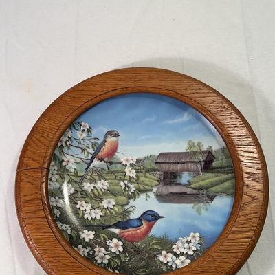 Bluebirds In Spring