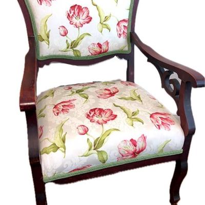 Vintage Upholstered Armchair