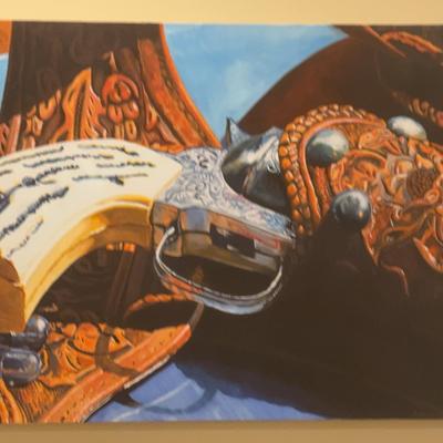 Roy Rogers ' Got Nuthin On Me Oil Painting By Andrea Alvin