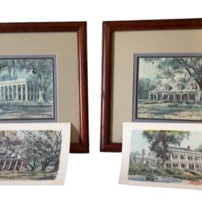 Don D.- Plantation Homes Of Louisiana 2 In Frames & 2 For Framing