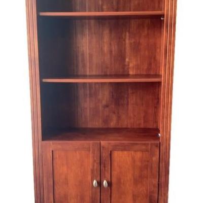 Dawson Collection 3-Shelf Bookcase With Doors Lot 2