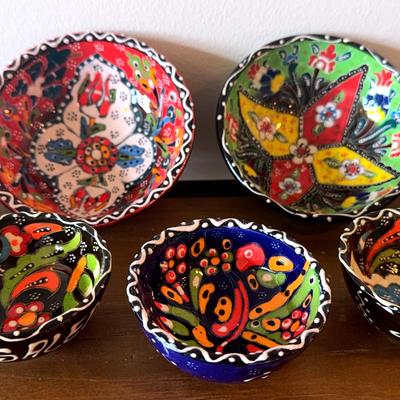 Collection of HANDMADE Bowls