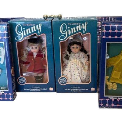 The World Of Ginny - Dolls (2) and Outfits (11)